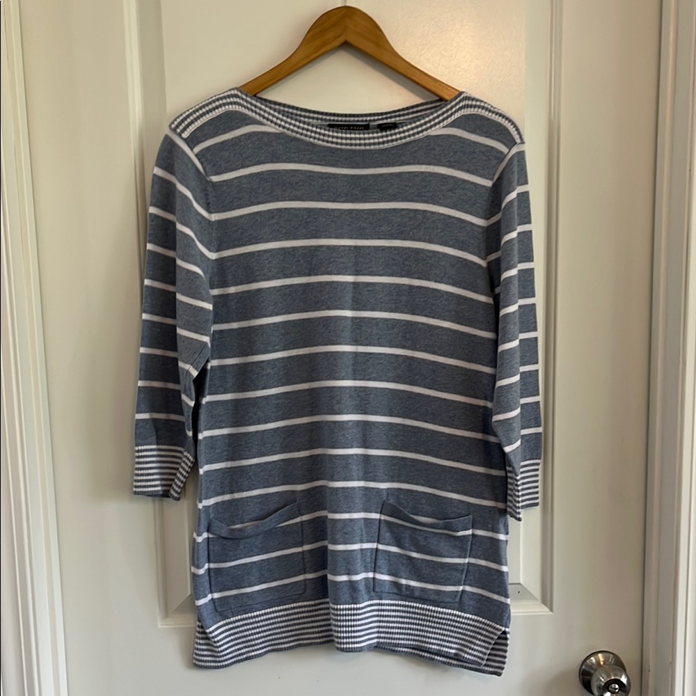 Jeanne Pierre cotton sweater size large